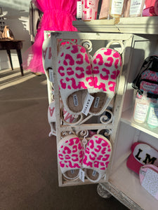 Pink leopard Slippers