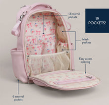 Load image into Gallery viewer, Itzy Ritzy Ribbons and Roses Plus Backpack Diaper Bag