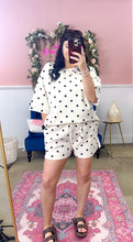 Load image into Gallery viewer, Cream Polka Dot Set