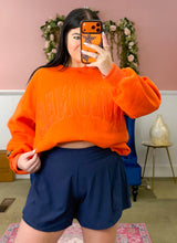 Load image into Gallery viewer, Orange Lulu Mac Crewneck