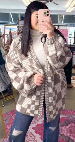 Chunky Grey Cardigan