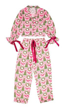 Load image into Gallery viewer, Pink Simply Southern Bows and Trees PJ