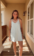 Load image into Gallery viewer, Simply Southern Blue Floral Romper