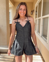 Load image into Gallery viewer, Dark Denim Romper