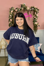 Load image into Gallery viewer, Navy Auburn Top