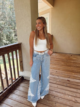 Load image into Gallery viewer, Picking Petals Denim Jeans