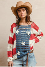 Load image into Gallery viewer, Patriotic Swimsuit Coverup