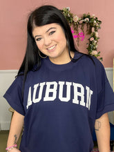 Load image into Gallery viewer, Navy Auburn Top