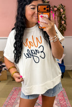 Load image into Gallery viewer, War Eagle Glitter Yarn Top