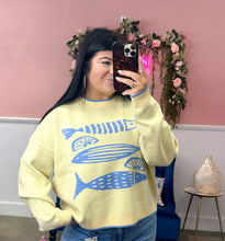 Load image into Gallery viewer, Fish &amp; Lemon Knit Top