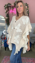 Load image into Gallery viewer, Butterfly ruffle sleeve cardigan