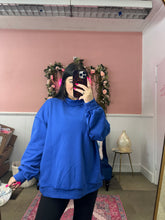 Load image into Gallery viewer, Deep Blue Mock Neck