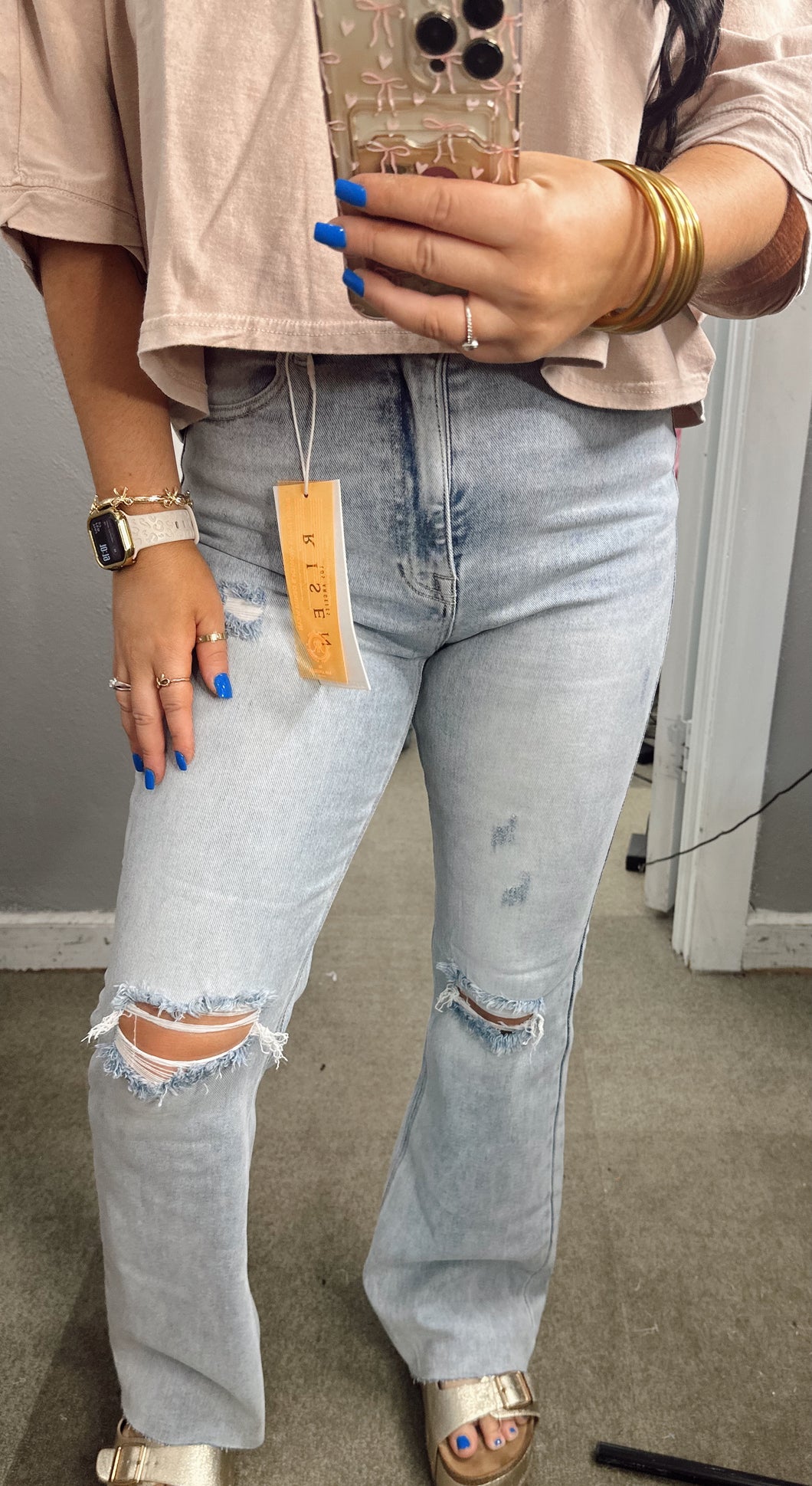 Risen Light High Rise Flared