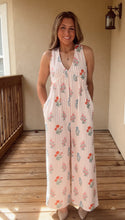 Load image into Gallery viewer, Stripped Floral Jumpsuit