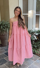 Load image into Gallery viewer, Gingham Tiered Dress