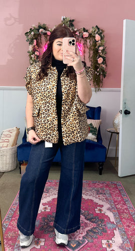 Leopard Lover Puffer Vest