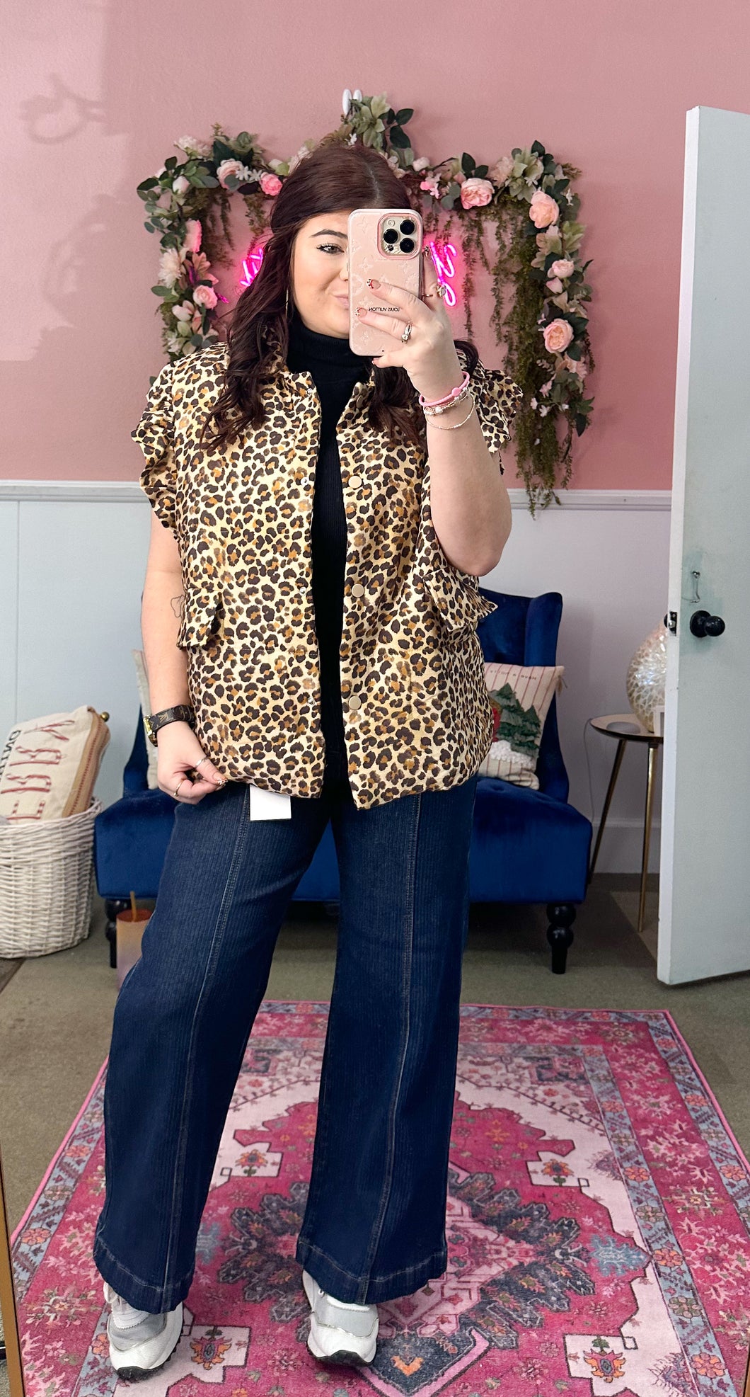 Leopard Lover Puffer Vest