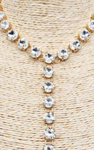 Load image into Gallery viewer, All the sparkle y drop necklace