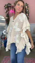 Load image into Gallery viewer, Butterfly ruffle sleeve cardigan