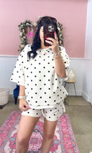 Load image into Gallery viewer, Cream Polka Dot Set