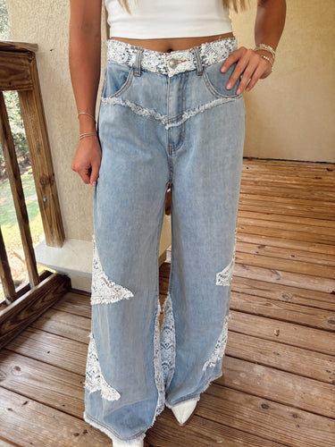 Picking Petals Denim Jeans