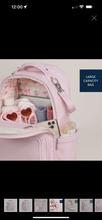 Load image into Gallery viewer, Itzy Ritzy Ribbons and Roses Plus Backpack Diaper Bag