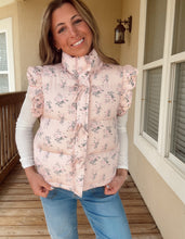 Load image into Gallery viewer, Blush Floral Vest