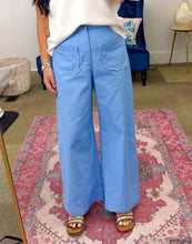 Load image into Gallery viewer, Blue Scalloped Pants