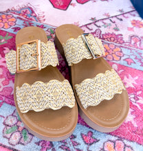 Load image into Gallery viewer, Natural Summer Sandals