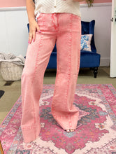 Load image into Gallery viewer, Pink Risen Denim Jeans