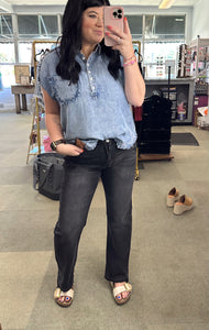 Black Risen Jeans