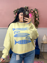 Load image into Gallery viewer, Fish &amp; Lemon Knit Top