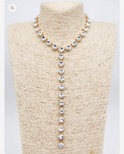 Load image into Gallery viewer, All the sparkle y drop necklace