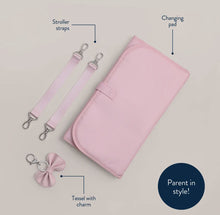 Load image into Gallery viewer, Itzy Ritzy Ribbons and Roses Plus Backpack Diaper Bag