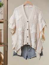 Load image into Gallery viewer, Butterfly ruffle sleeve cardigan