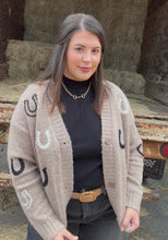 Load image into Gallery viewer, Horseshoe Heaven Cardigan