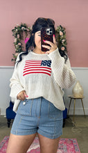 Load image into Gallery viewer, Stripe Utility Denim Shorts