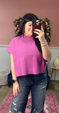 Load image into Gallery viewer, Mock Neck Boxy Top