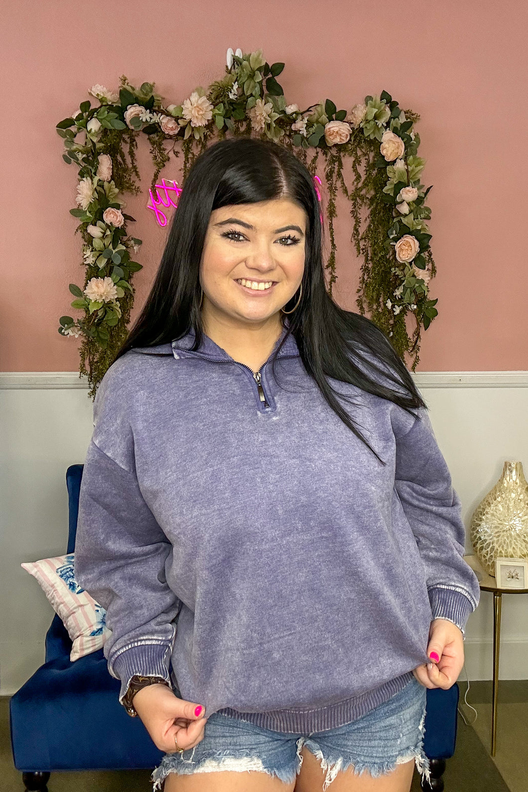 Zenana Half Zip