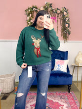 Load image into Gallery viewer, Sequin Rudolph Top