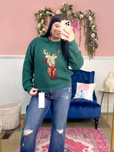 Sequin Rudolph Top