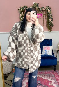 Chunky Grey Cardigan