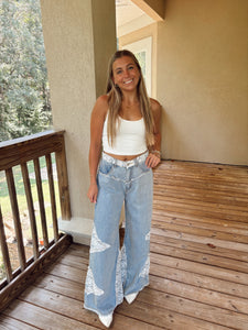 Picking Petals Denim Jeans