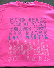 Load image into Gallery viewer, Lake Martin Places Neon Pink