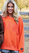 Load image into Gallery viewer, Orange Lulu Mac Crewneck
