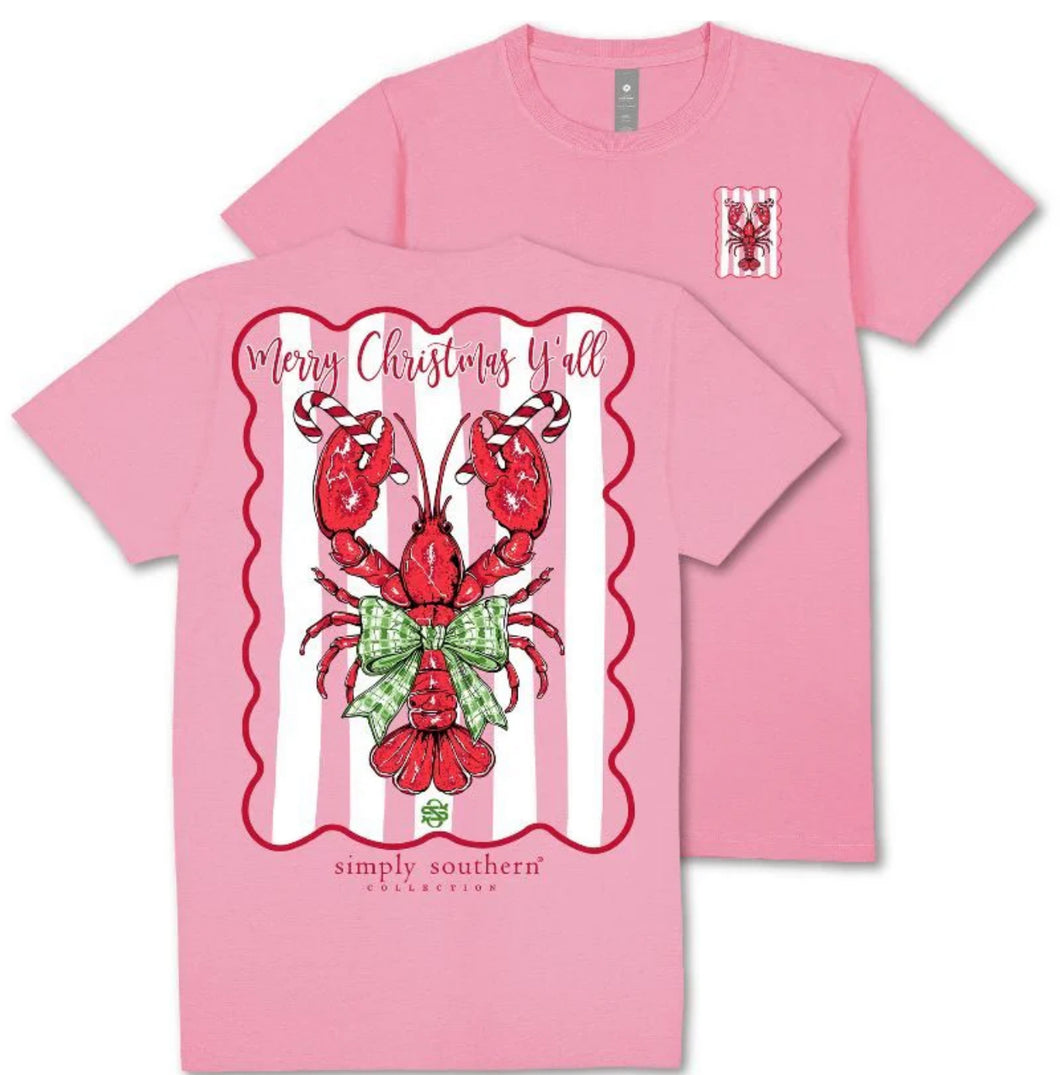 Simply Southern Christmas Lobster Tee