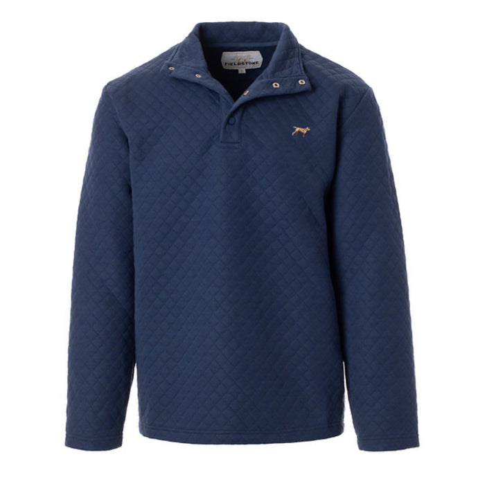 Navy Diamond Fieldstone Pullover