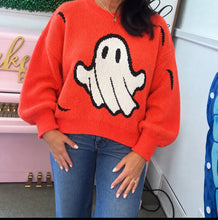 Load image into Gallery viewer, Spooky knit sweater