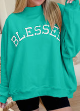 Load image into Gallery viewer, Mint Blessed Mock Neck