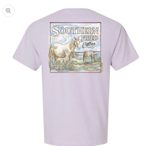 Southern Fried Cotton Watercolors Tee
